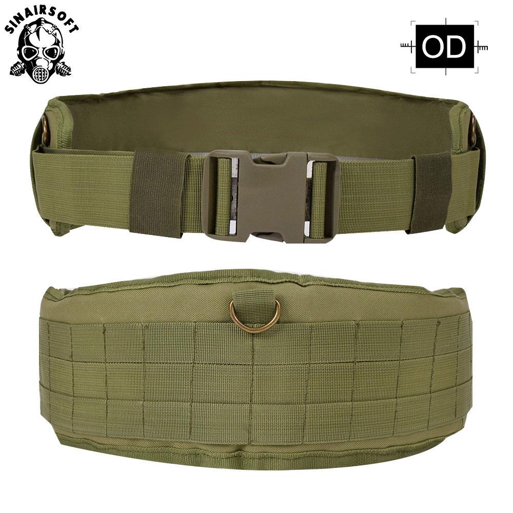 Quân Đội Molle Dây Lưng Nam Chiến Thuật Ngoài Dây Lưng Đệm CS Đa Sử Dụng Thiết Bị Airsoft Rộng Thắt Lưng Săn Bắn Phụ Kiện