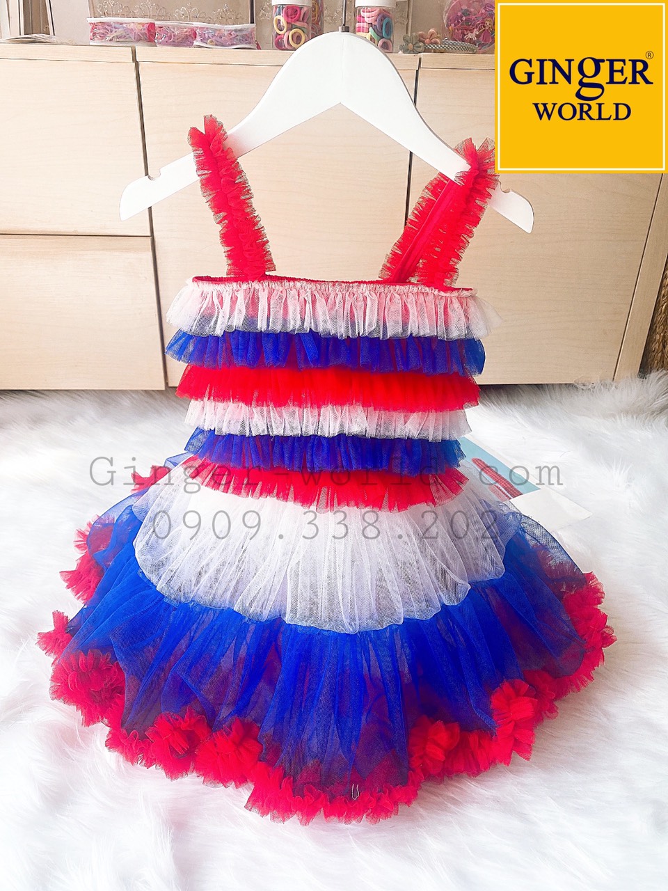 ĐẦM MÚA BALLET CHO BÉ PD363 GINGER WORLD