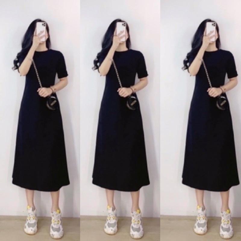 20 Mẫu váy đầm maxi thun dài đẹp kiểu Hàn Quốc  ALONGWALKER