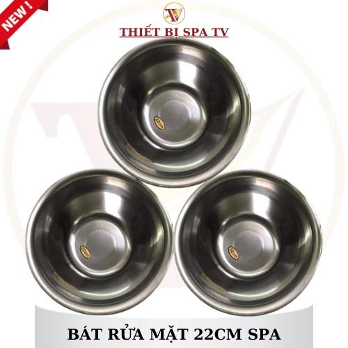 Bát inox rửa mặt, size 22cm