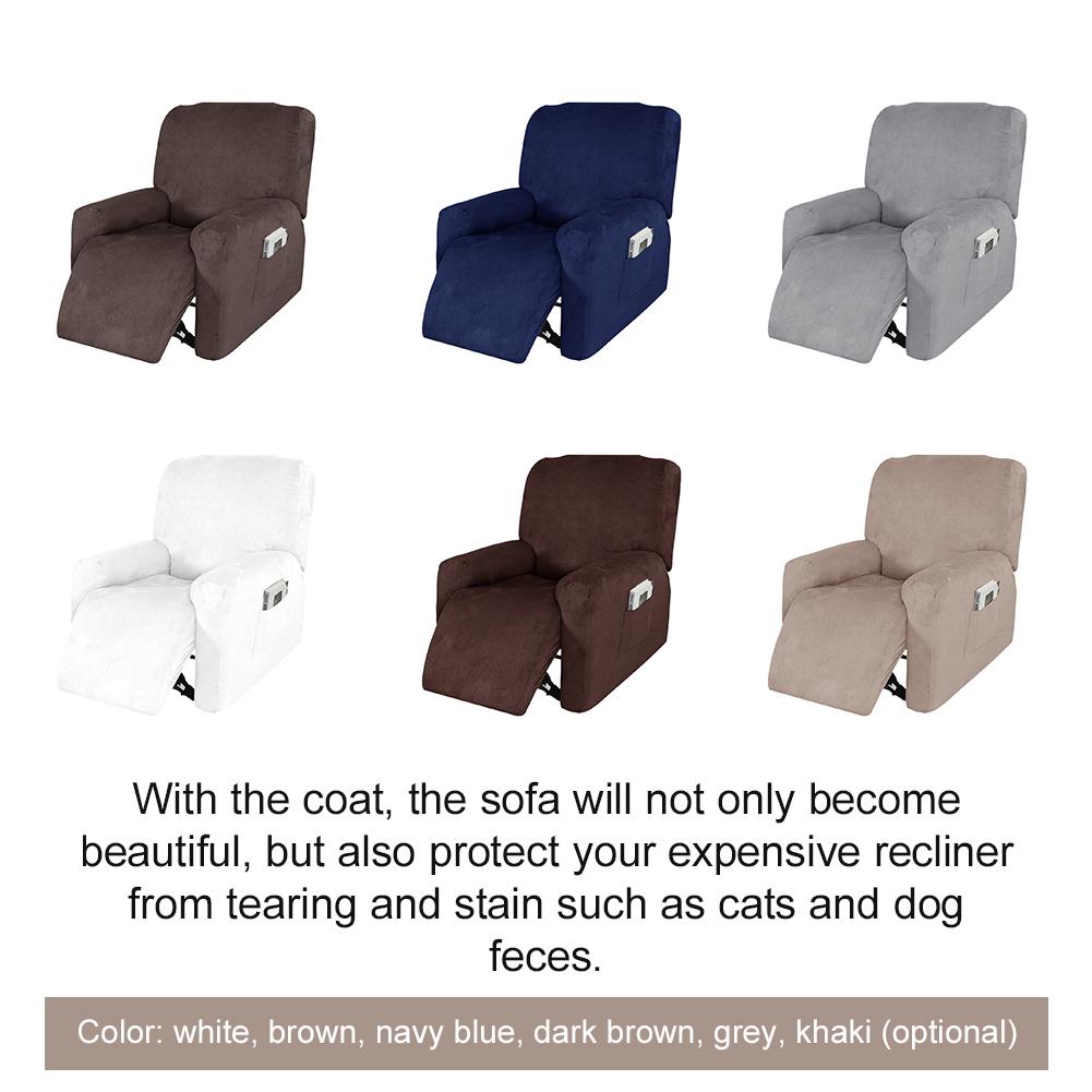 Set 4 Áo Bọc Ghế Da Lộn Không Thấm Nước
