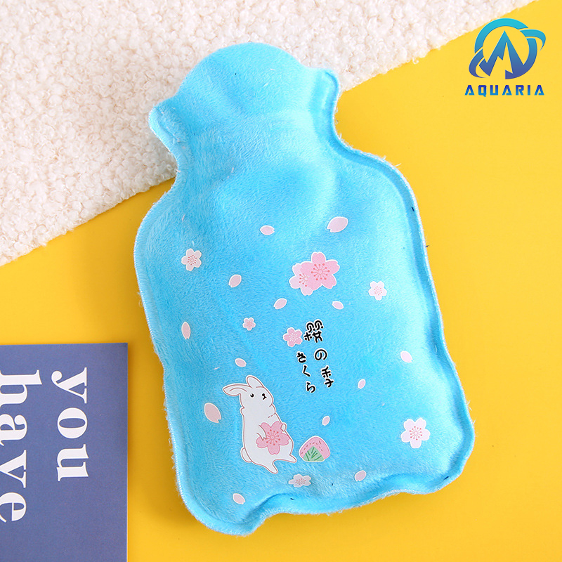 Túi Chườm Nóng Lạnh Bọc Nhung Giữ Nhiệt Đa Năng Chườm Bụng Hiệu Quả 350ml