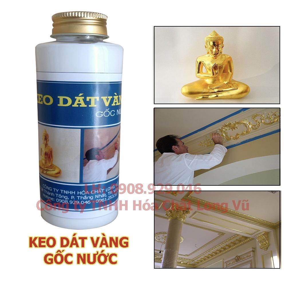 Combo dát vàng gói tiết kiệm đủ dụng cụ D.vàng trên thạch cao, giấy, tượng phật