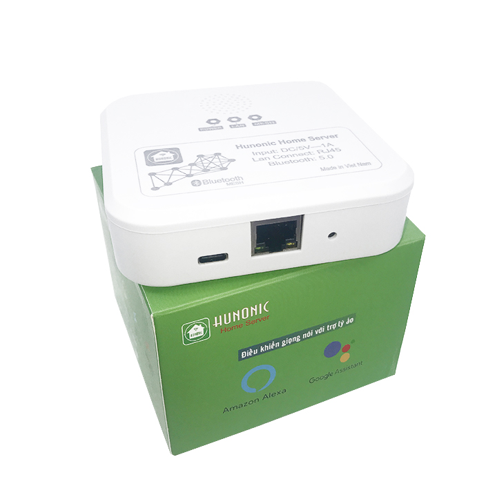 Bộ Điều Khiển Trung Tâm Smarthome - Hunonic Home Server - Công nghệ Bluetooth Mesh