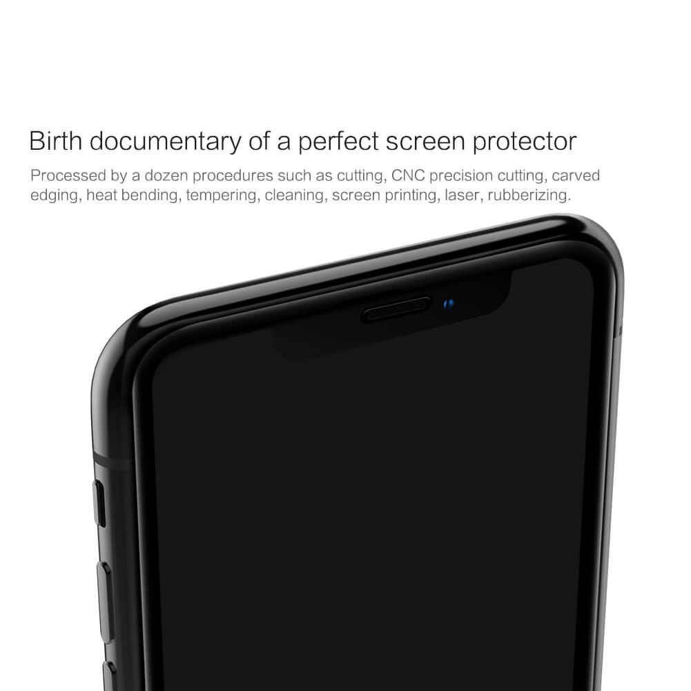 Miếng dán kính cường lực 3D full màn hình cho iPhone 11 / iPhone XR hiệu Nillkin CP + Max - Hàng chính hãng