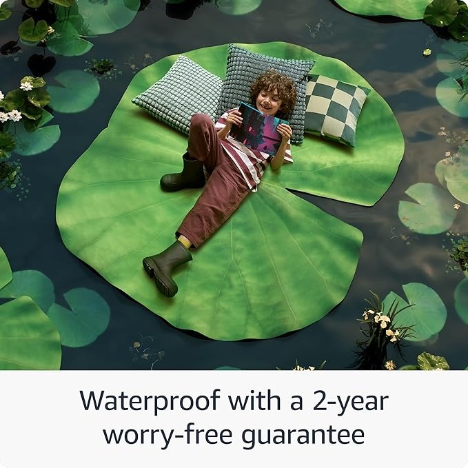 Combo Máy đọc sách Kindle Paperwhite 6 12th Kids 16Gb kèm Cover Amazon, Không quảng cáo - Hàng chính hãng