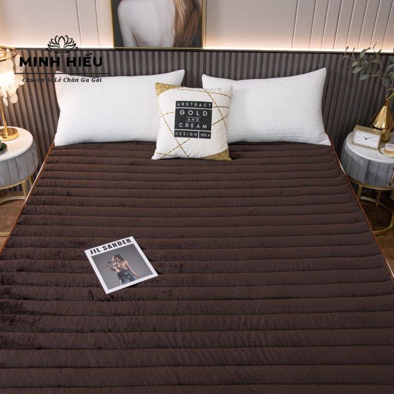 Thảm nỉ trải giường BED MATS - Nệm Trải Giường Đa Năng Bông Tấm Ảnh Thật
