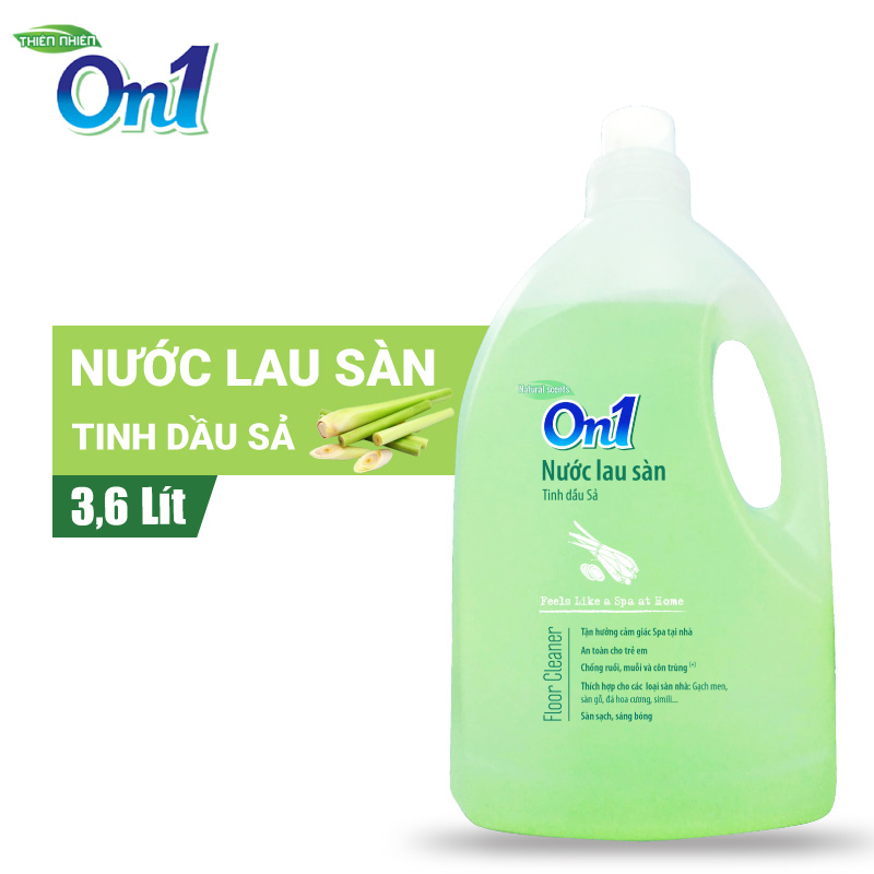 Nước lau sàn On1 tinh dầu sả 3.6 lít LC301