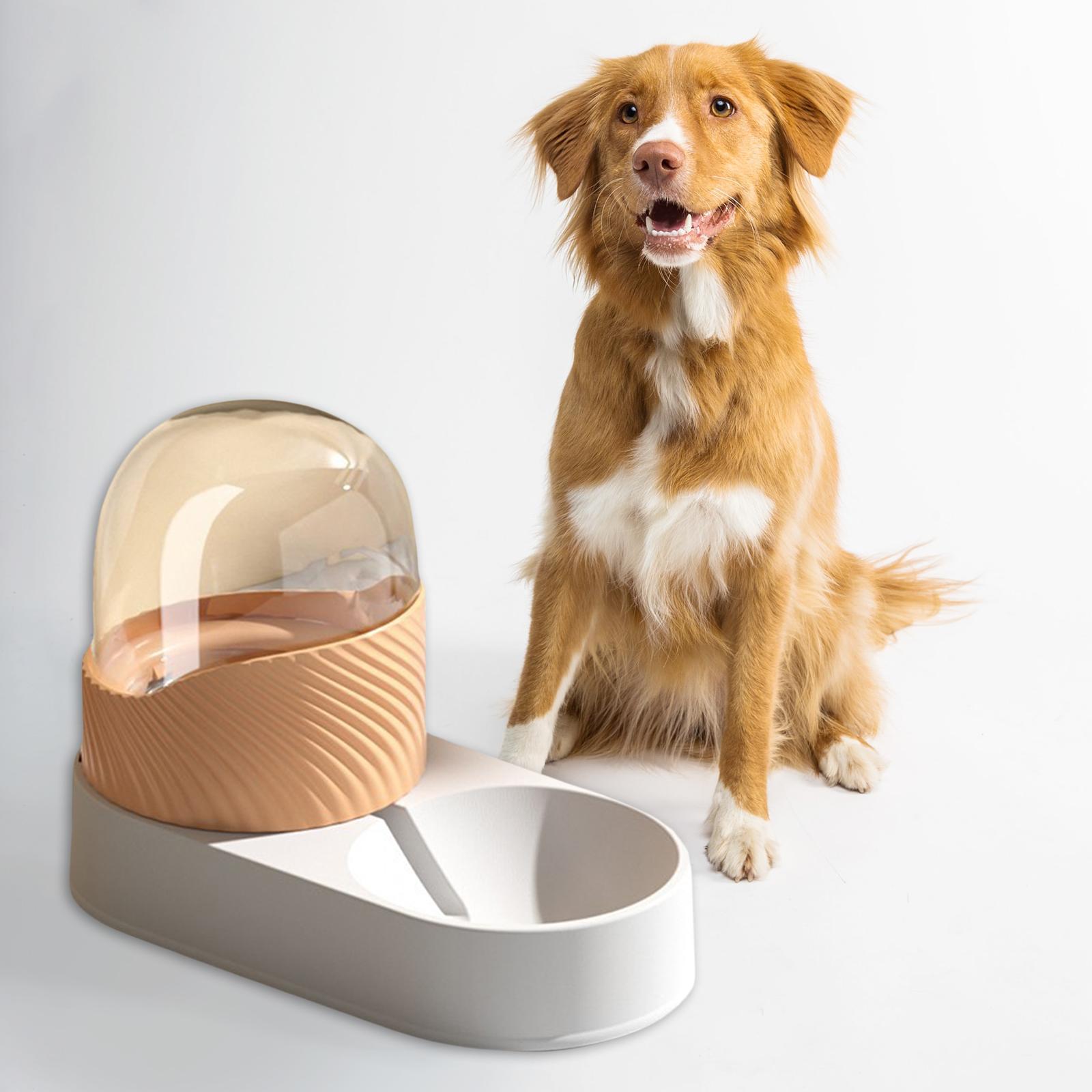 AUTOMATIC PETS FOOD DISPENSER DOG CAT FEEDER WATERER  BOWL DRINKING