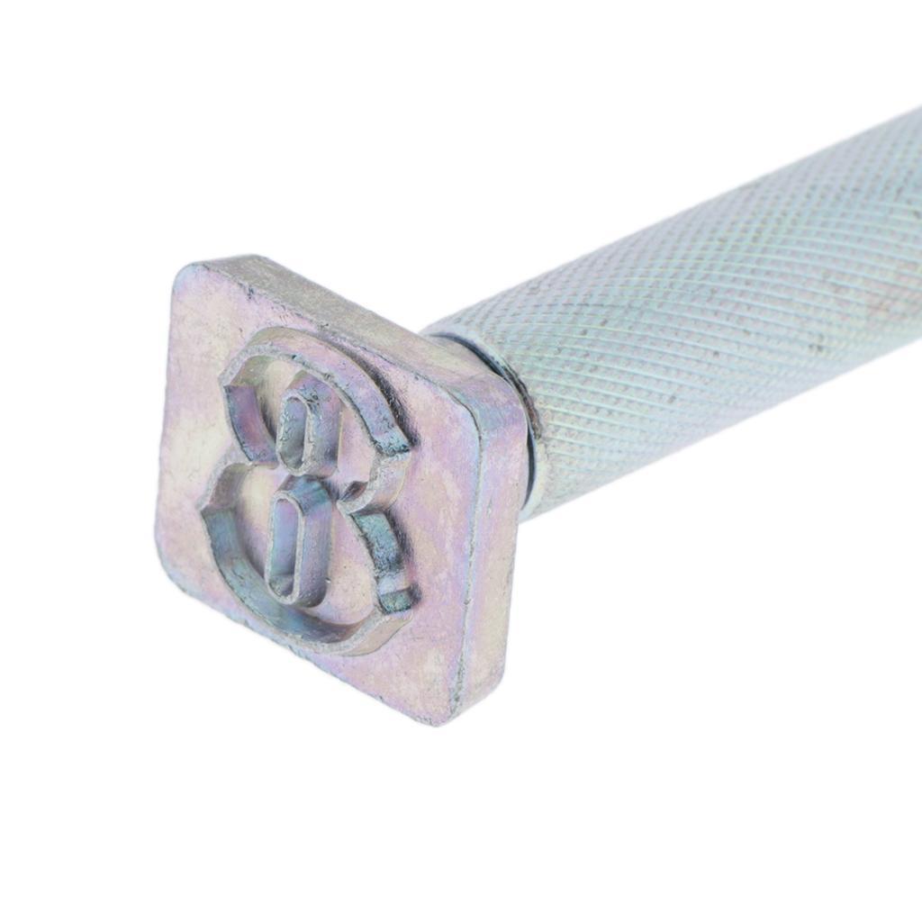 10pcs Zinc Alloy Number 0~8 Stamp Punch Tool Kit Leathercraft Hand Stamp Set