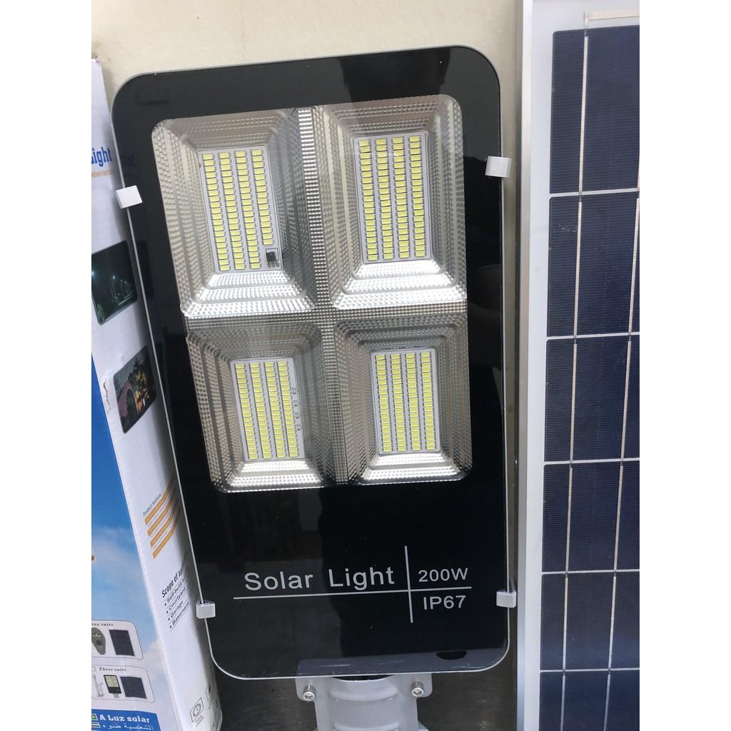 Đèn đường năng lượng 200W bàn chải siêu sáng