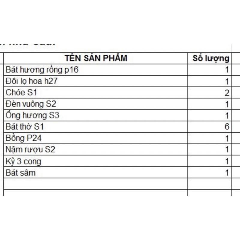 Bộ ban thờ gia tiên men dong(phù hợp với ban thờ 75cm và 97cm). Gốm sứ Bát Tràng cao cấp