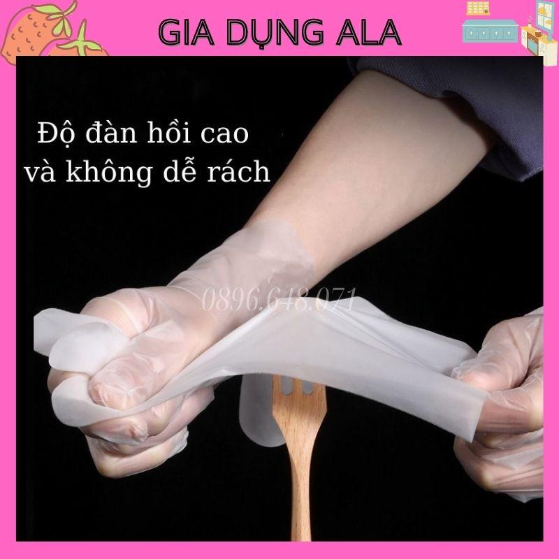 Găng Tay Siêu Dai Làm Bếp Nấu Ăn TPE Đa Năng , Gang Tay Kiêm Bao Tay Làm Bánh