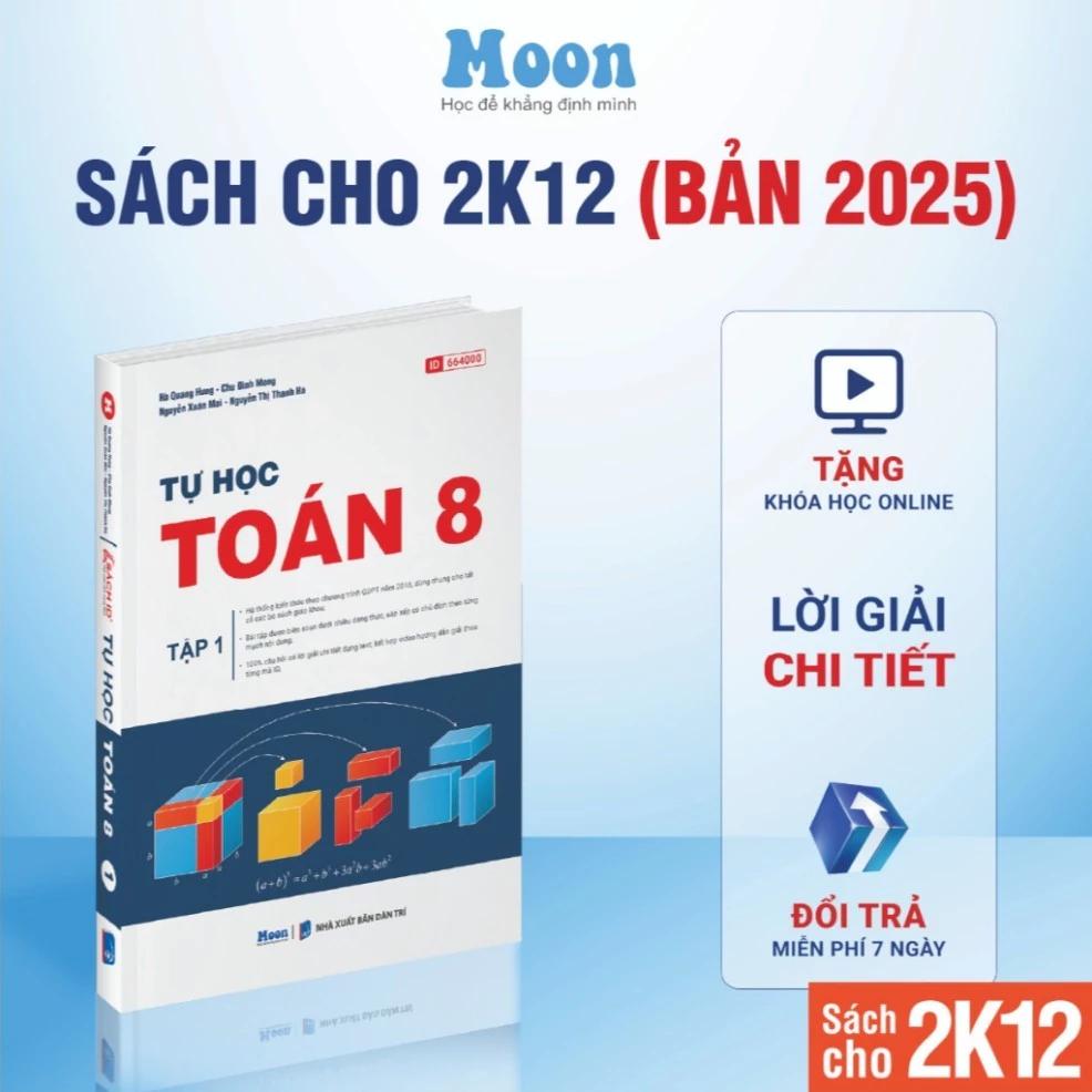 Tự Học Toán Học Lớp 8 - Chương Trình Mới -Sách Id Tự Học Toán Kết Nối Tri Thức, Cánh Diều, Chân Trời Sáng Tạo (Lẻ/Combo Tùy chọn) - MoonBook