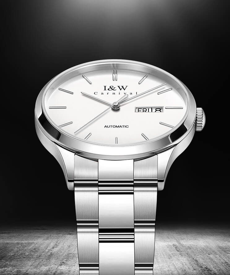 Đồng hồ nam chính hãng IW CARNIVAL IW530G-3 Kính sapphire ,chống xước ,Chống nước 30m ,Bh 24 tháng,Máy cơ,dây thép không gỉ 316L