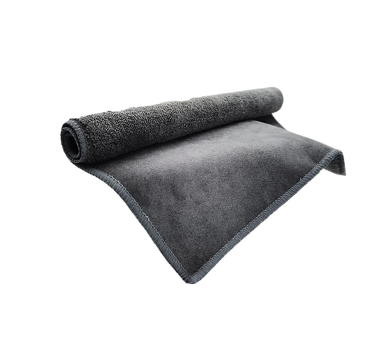 Khăn lau xe ô tô 2 mặt san hô siêu thấm hút và da cừu nhung So Easy RX44, lau sáp đánh bóng xe hơi, khăn đa năng dày