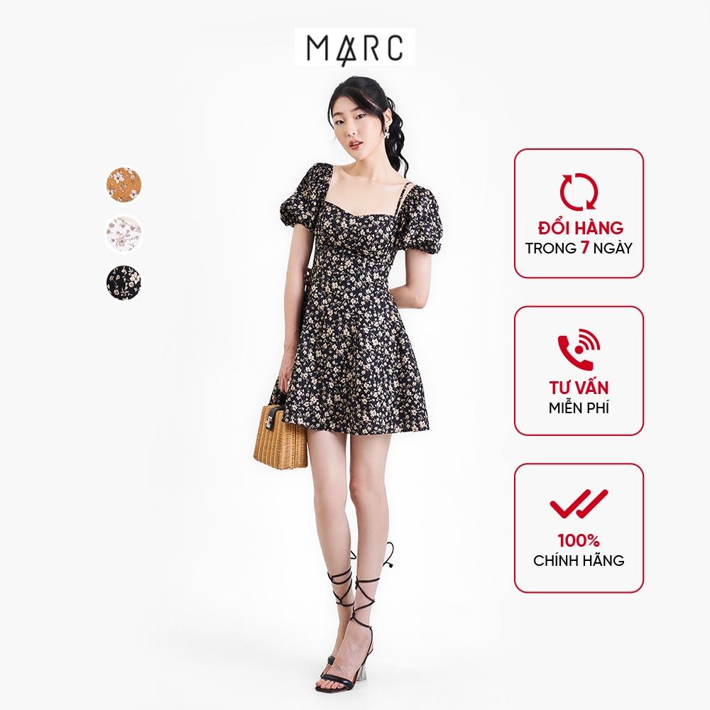 Đầm trễ vai nữ MARC FASHION mini 2 dây form A FAVH100622