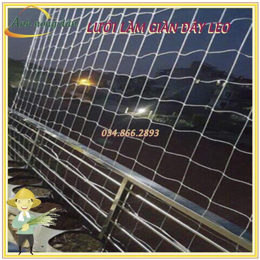 100m Lưới làm giàn dưa leo dưa chuột, mướp, đậu kích thước 1.8 x 100m