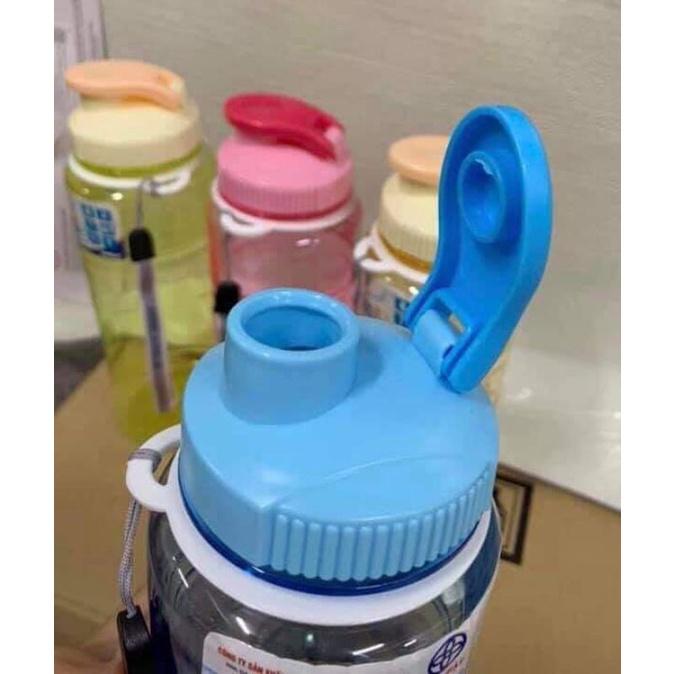 Bình Nước Nhựa Học Sinh 550ml, 750ml, 900ml - Bình Nước Thể Thao Cao Cấp Chất Bền Đẹp