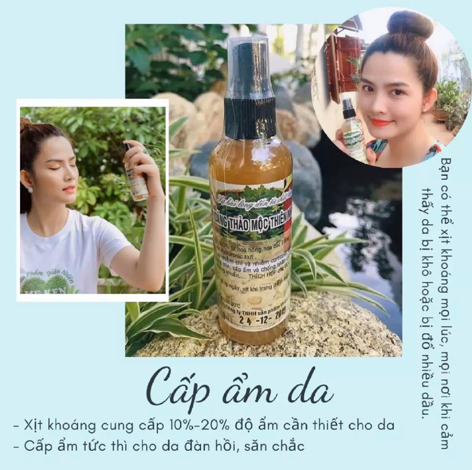 XỊT KHOÁNG THẢO MỘC THIÊN NHIÊN MẸ KEN 100ML- cấp ẩm da, dưỡng da, chống nắng