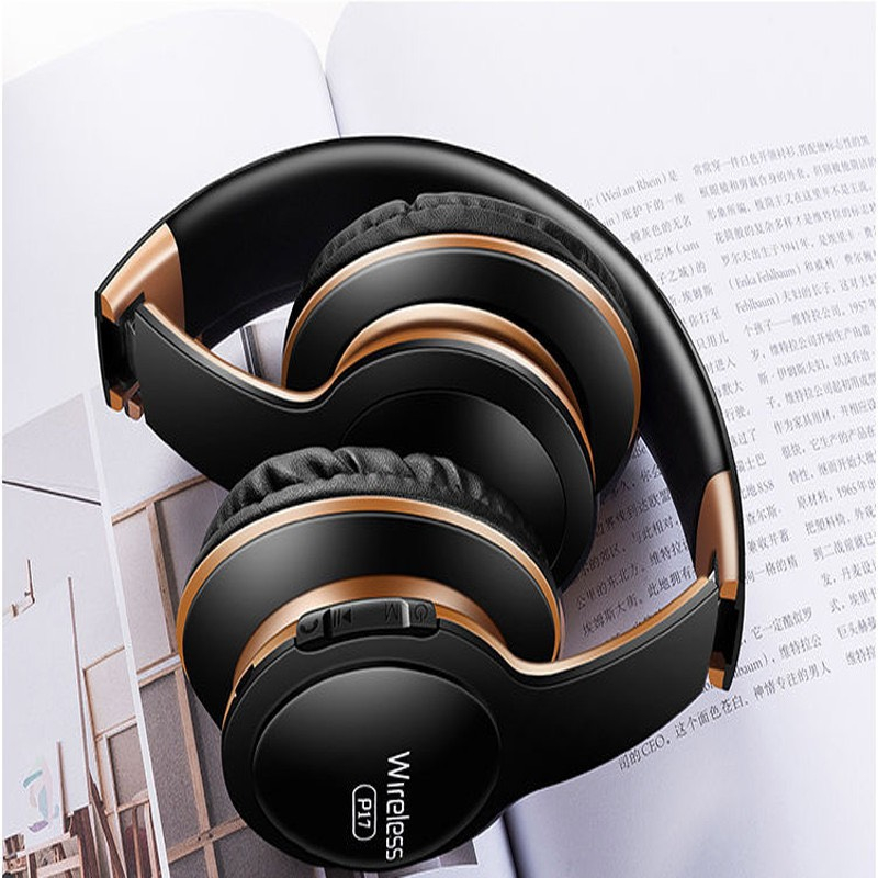 Tai nghe nhạc Headphone bluetooth chụp tai không dây có micro P17 Wireless