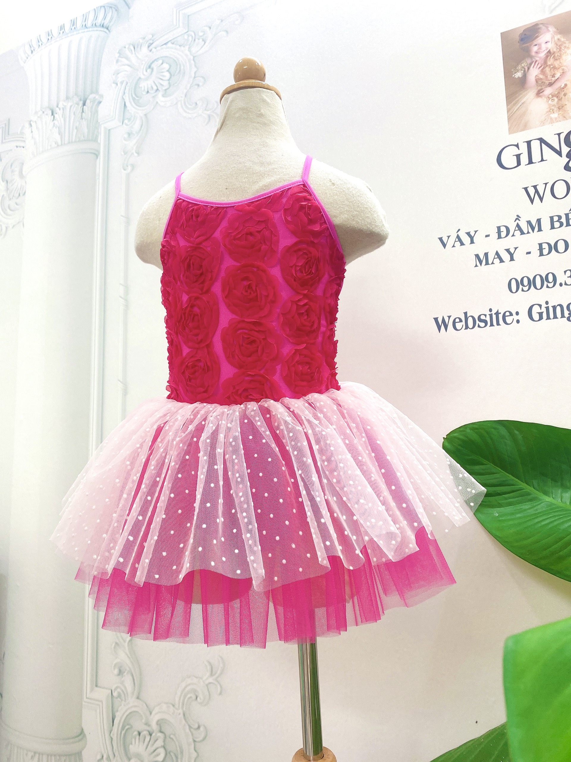 ĐẦM MÚA BALLET CHO BÉ PD388 GINGER WORLD