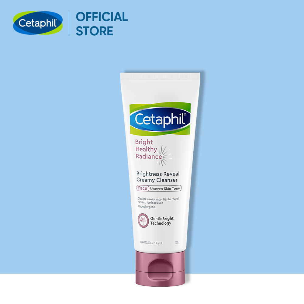 Sữa rửa mặt làm sáng da Cetaphil Bright Healthy Radiance Creamy Cleanser 100g