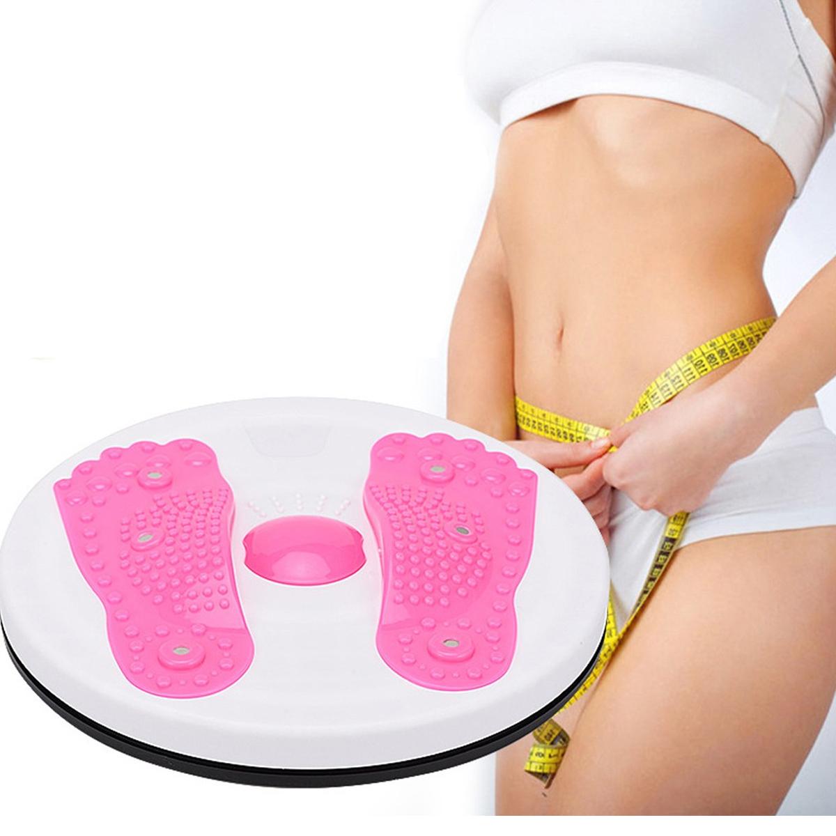 3001N-Đĩa Xoay Eo Có Hình Bàn Chân, Xoay 360 Độ, Thiết Kế Nhỏ Gọn, Tiện Dụng, Có Hạt Massage Giúp Lưu Thông Khí Huyết