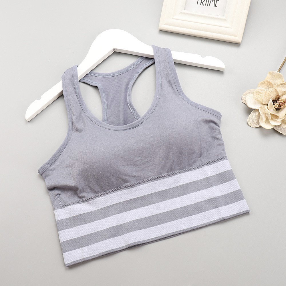 Áo BRA kẻ tập thể thao