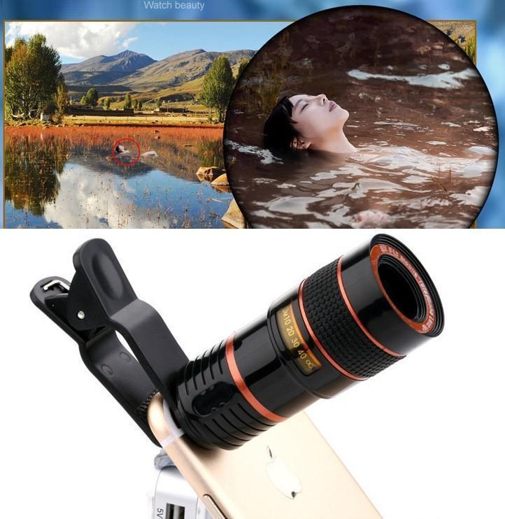 Ống len Zoom 8X camera phù hợp mọi loại điện thoại