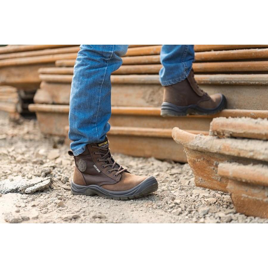 Giày bảo hộ lao động Jogger Rush S3 da ngựa siêu bền chống thấm nước giày bảo hộ lao động cao cổ