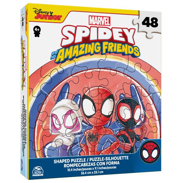 Bộ Xếp Hình Spiderman - Spin Master 20140887 (48 Mảnh Ghép)