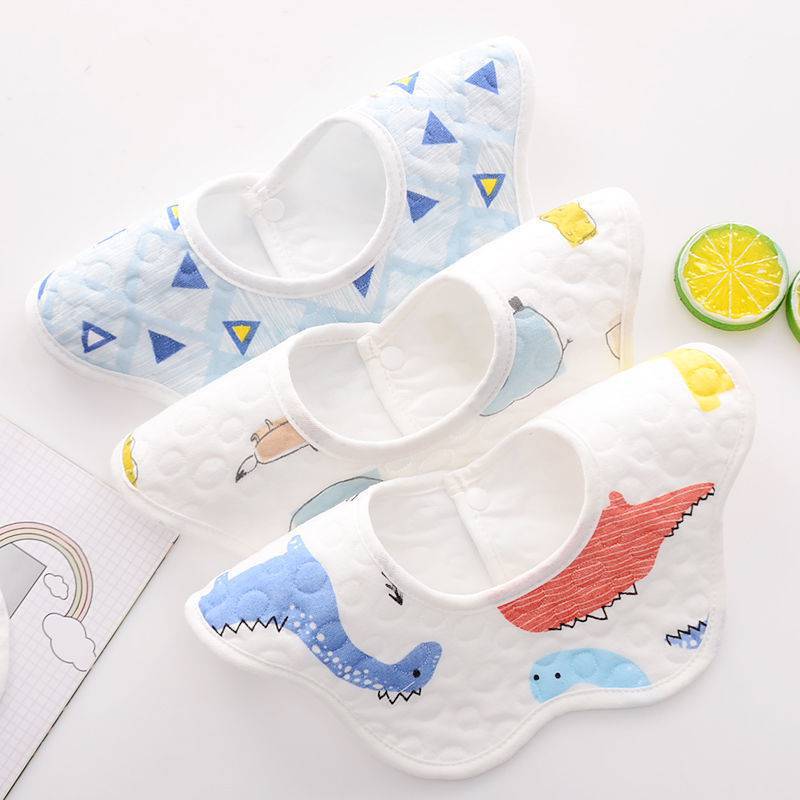 Yếm tròn chống thấm xoay 360 cho bé trai/ gái