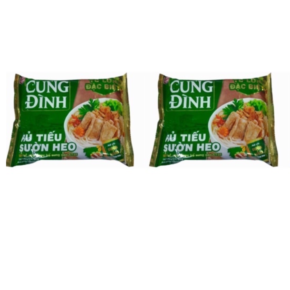 Thùng 30 Gói Hủ Tiếu Sườn Heo Cung Đình (84g x 30 gói)