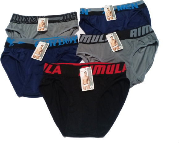 Set 10 quần lót nam lưng cao đai in chữ và màu ngẫu nhiên