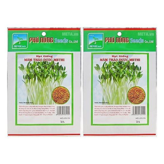 Hạt giống mầm thảo dược Methi Phú Nông - 20gr/gói