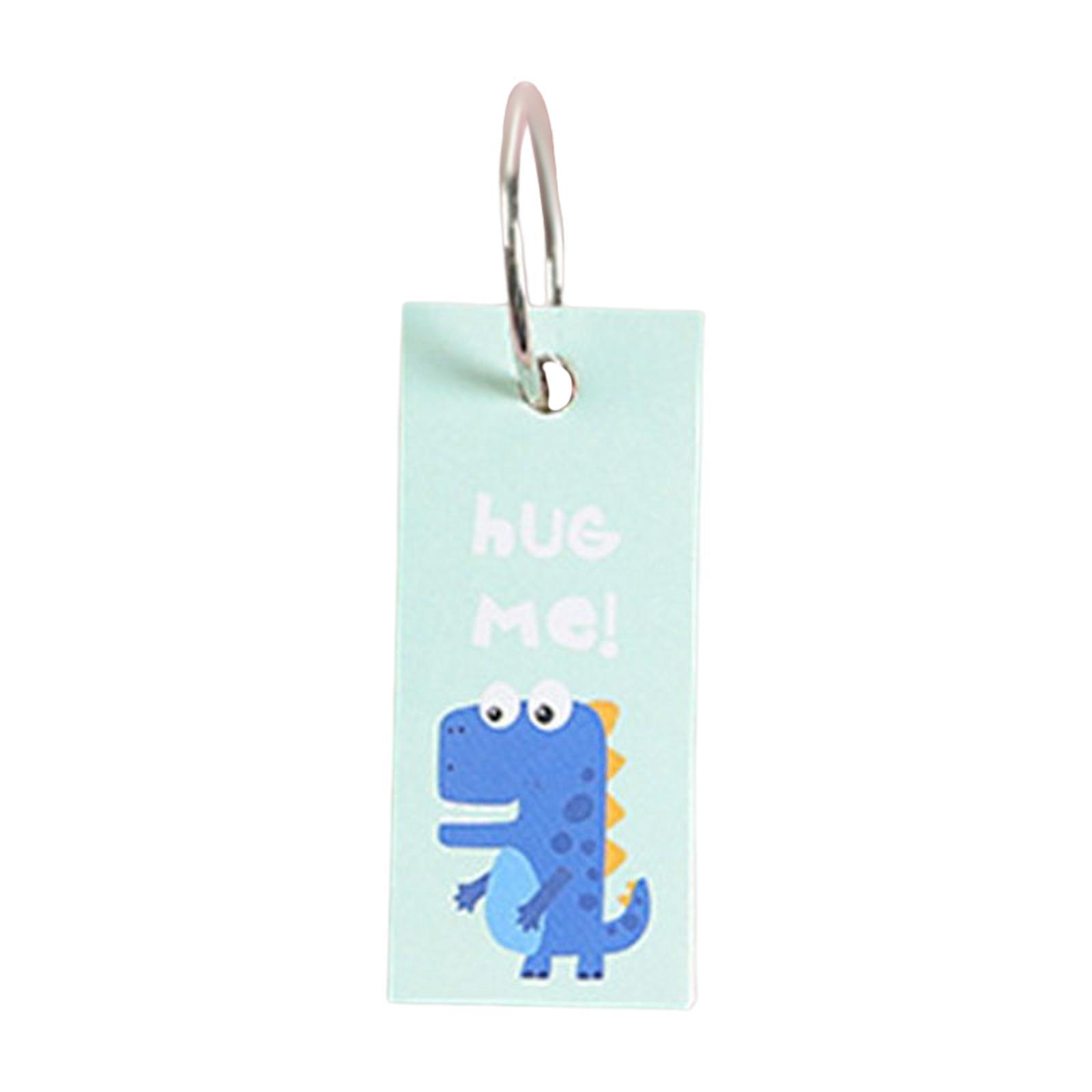 Blank Flash Cards Note Card ,Memo Scratch Pads ,with Binder Rings for Notes Taking