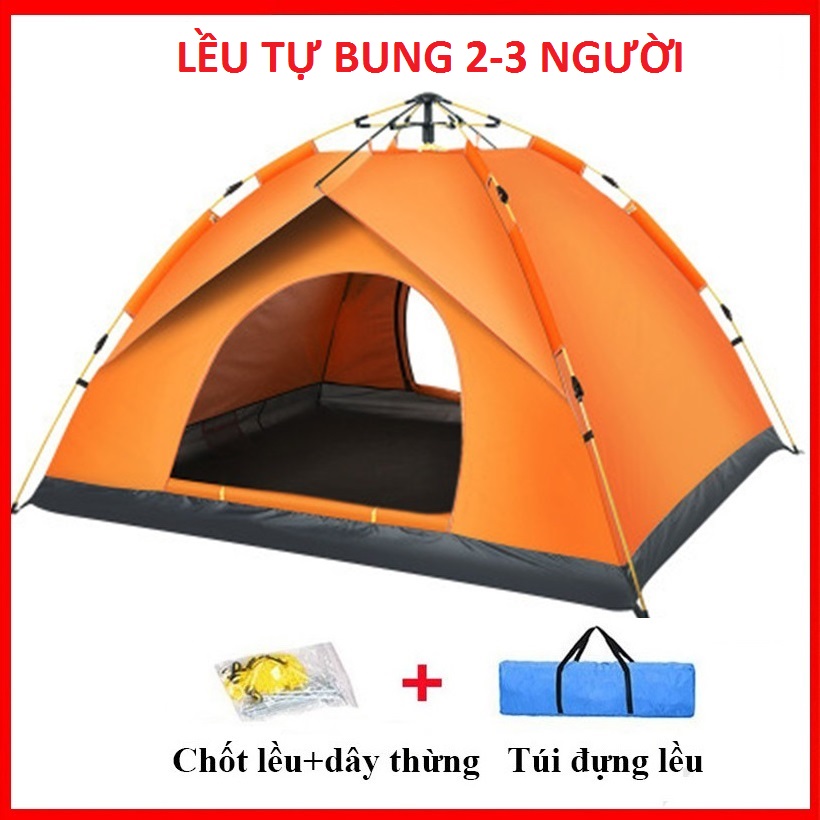 Lều liều picnic cắm trại dã ngoại du lịch đi phượt tự bung cỡ lớn size đủ cho 3-4 người
