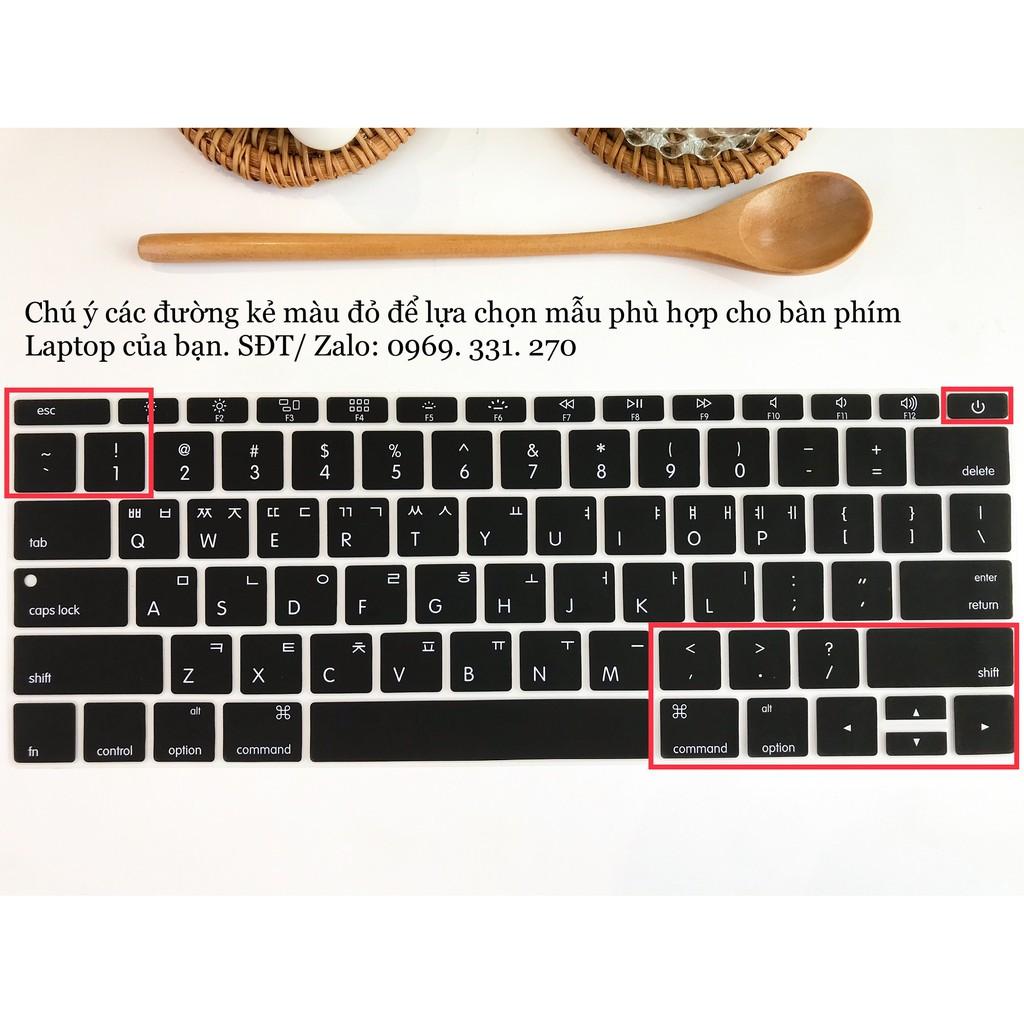 Phủ bàn phím silicon Tiếng Hàn dùng cho các loại Macbook