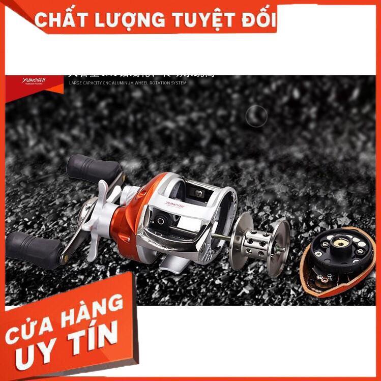 Máy Câu Cá Ngang Tay Trái Tay Phải Yumoshi LV201 LV200 Chuyên dùng câu lure sông suối,cá lóc chẽm