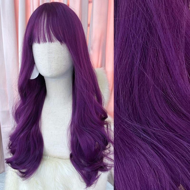 Tóc giả nguyên đầu cosplay cute-tặng lưới trùm tóc