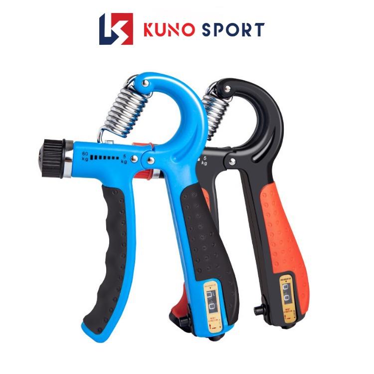 Kìm bóp tay, kìm tập cơ tay KUNO SPORT, dụng cụ tập cơ tay tập gym tại nhà có chỉnh lực 5-60kg