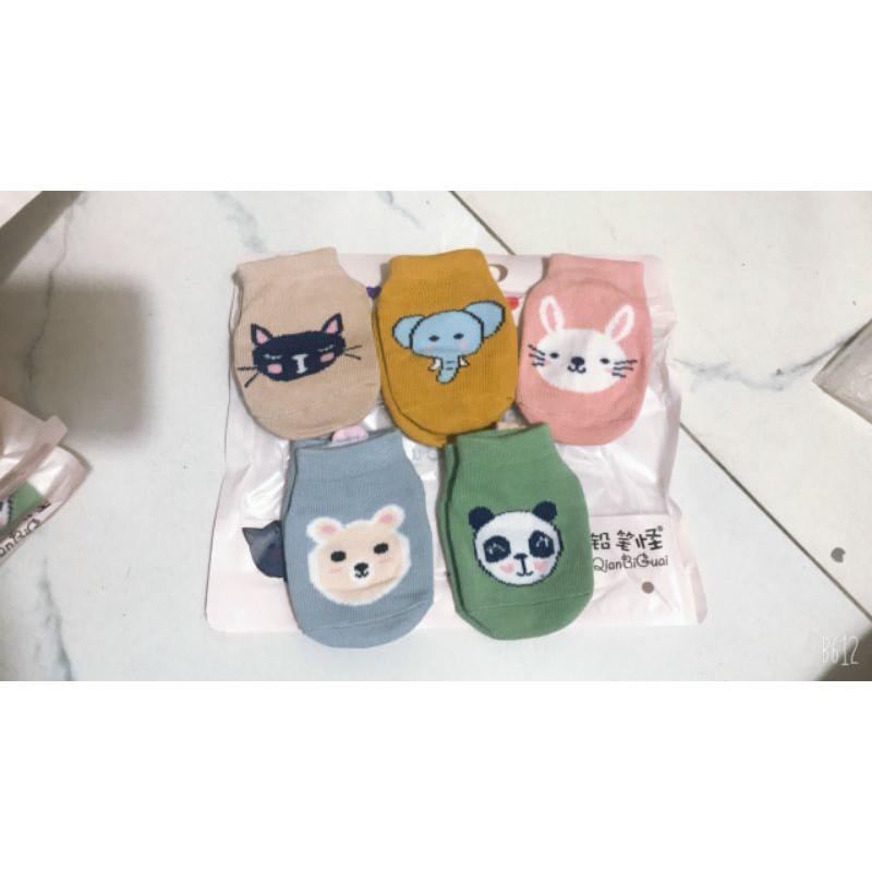 SET 5 Đôi Tất Chống Trượt Cho Em Bé Từ 0-3 Tuổi Siêu Xinh Mềm Mai-Mẫu Mới