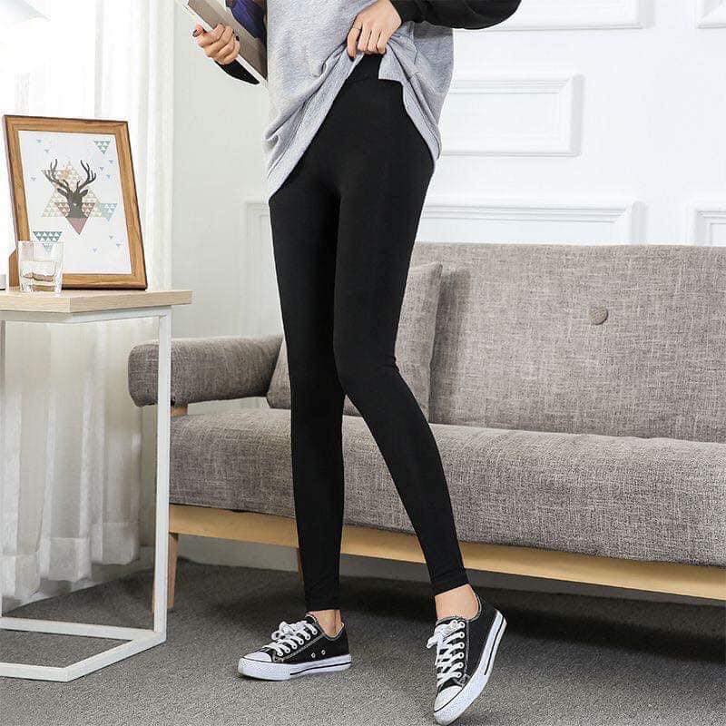 Quần LEGGING cotton trơn CÁ TÍNH