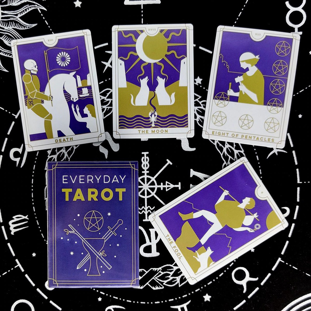 Bộ Bài Everyday Tarot 78 Lá Bài Tặng Đá Thanh Tẩy