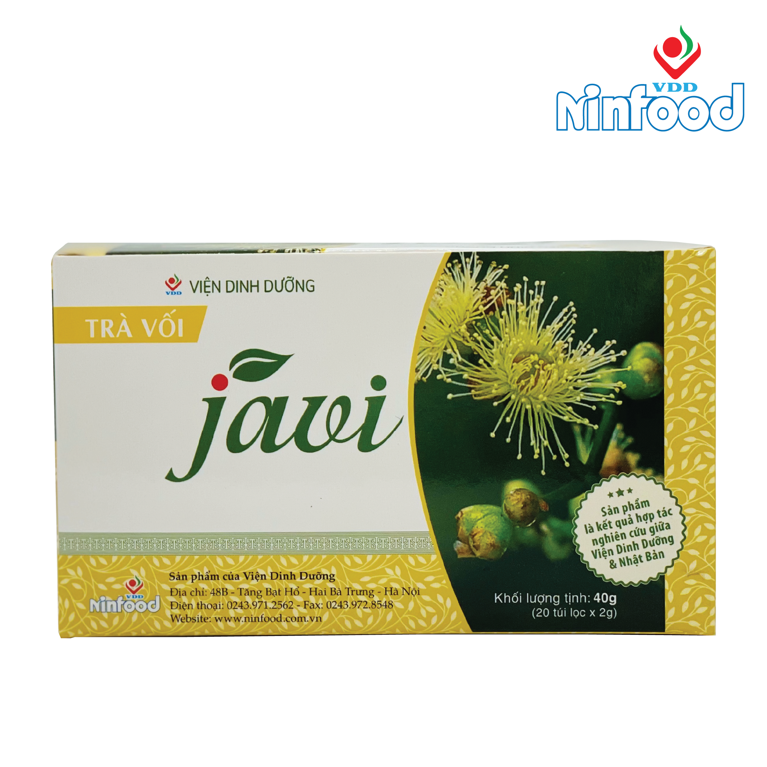 Trà Nụ Vối Javi - kiểm soát đường huyết - Ninfood VDD