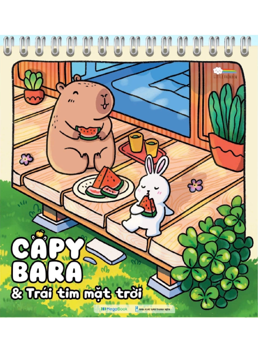 Sách Tô Màu Chữa Lành - Capybara - MEGA