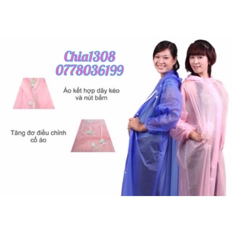 Áo mưa dây kéo trong màu Rando