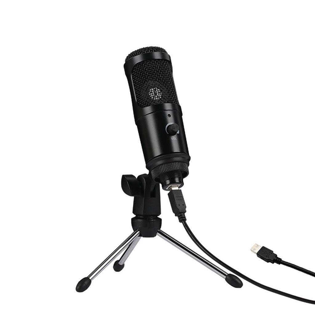 Micro USB thu âm có kẹp gắn giá đỡ ba chân cho máy tính/laptop