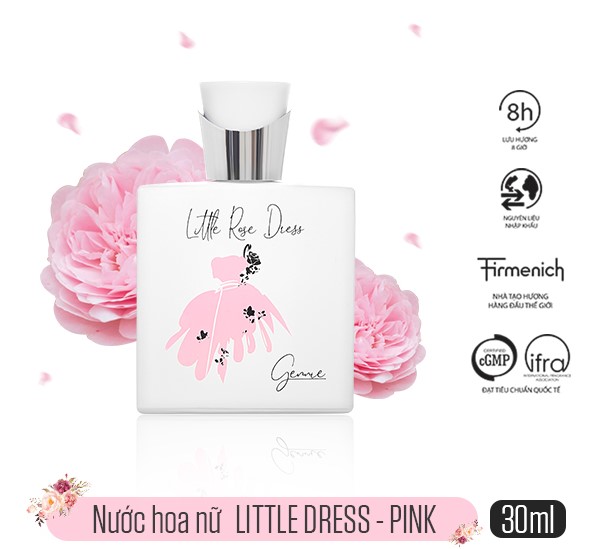 Nước Hoa Nữ Gennie Little Rose Dress 50ml Chính Hãng